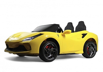 Детский электромобиль RiverToys F111FF (желтый)