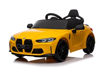 Детский электромобиль RiverToys BMW M4 A004AA (желтый)