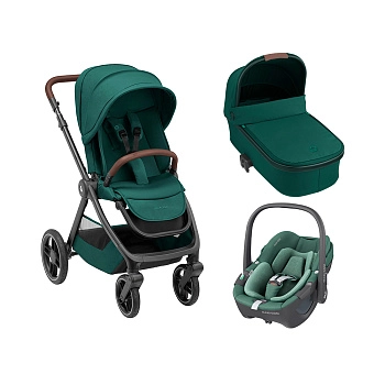 Коляска 3 в 1 Maxi-Cosi Oxford Pebble 360 (Essential Green)