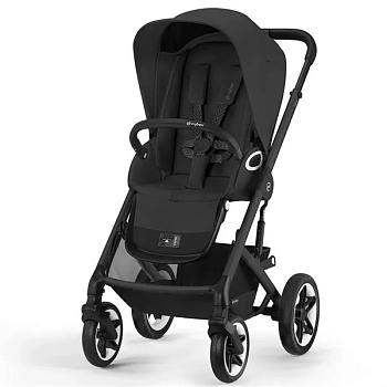 Прогулочная коляска Cybex Talos S Lux BLK (Moon Black с дождевиком)