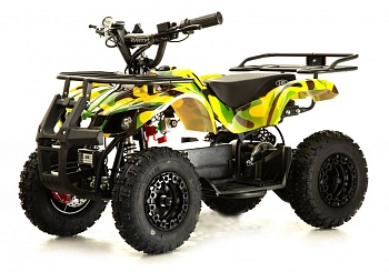 Детский электроквадроцикл RiverToys ANRI (желтый камуфляж)