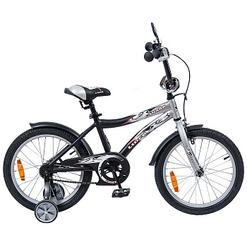 Велосипед 2-х колесный Velolider LIDER SHARK (18" серый/черный)