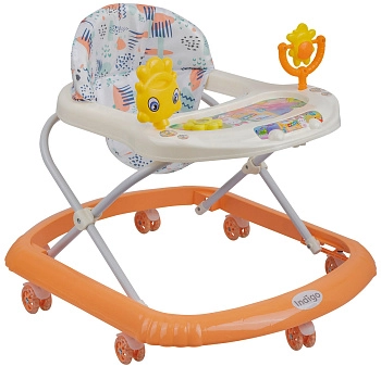 Детские ходунки Indigo Солнышко С (персиковый)