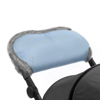 Муфта для рук на коляску Esspero Solana (Натуральная шерсть) (Blue Mountain)