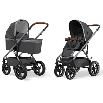 Коляска 2 в 1 Moon Nuova Air (Anthrazit (302) 2021)