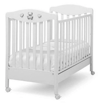 Детская кроватка Erbesi Jolie (White (белый))