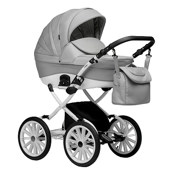 Коляска 2 в 1 Indigo INDIGO Special Plus 14" (серая кожа)