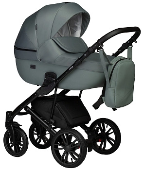 Детская коляска Indigo Mio S 2 в 1 (07 шалфей кожа+шалфей)