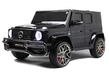 Детский электромобиль RiverToys Mercedes-AMG G63 4WD (S307) (черный глянец)
