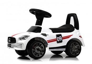 Детский толокар RiverToys L001LL-A (белый)