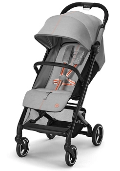 Прогулочная коляска Cybex Beezy (Lava Grey с дождевиком и бампером)