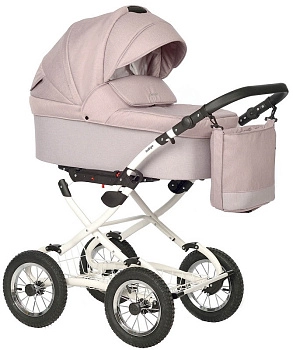Коляска 2 в 1 Indigo BARBARA Classic (розовый)