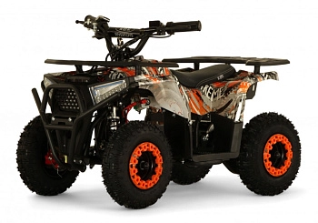 Детский электроквадроцикл RiverToys MIKA (оранжевый)