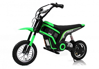 Детский электромотоцикл RiverToys A005AA MOTO (зеленый)