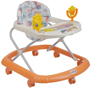 Детские ходунки Indigo Солнышко (персиковый)