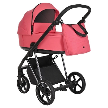 Коляска 2 в 1 Roan Sol Luxury (Viva Magenta/Nikiel/руч.Черный)