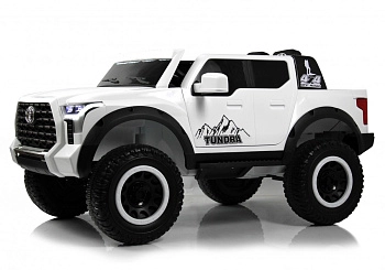 Детский электромобиль RiverToys Toyota Tundra G444GG (белый)