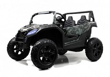 Детский электромобиль RiverToys M222MM (зеленый камуфляж)