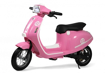 Детский электромотоцикл RiverToys A111AA (розовый)