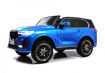 Детский электромобиль RiverToys K070PX (синий глянец)