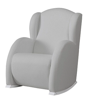 Кресло-качалка Micuna Wing/Flor (White/Grey)
