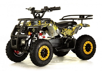 Детский электроквадроцикл RiverToys TIKI (желтый спешл)