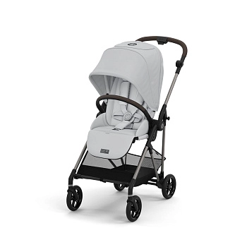 Прогулочная коляска Cybex Melio Carbon (Fog Grey с дождевиком)