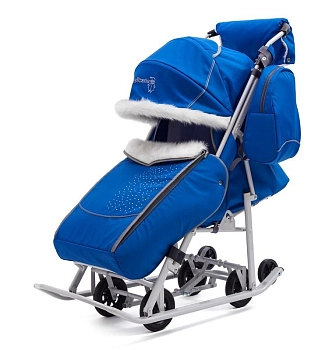 Санки-коляска Pikate Снеговик (Василек)