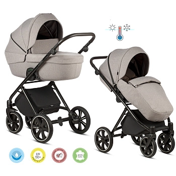 Коляска 2 в 1 Noordi Luno (Moon Rock 611)