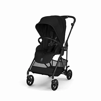 Прогулочная коляска Cybex Melio Carbon (Magic Black New с дождевиком)