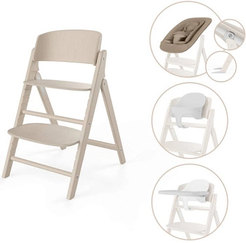 Стульчик для кормления Cybex Click & Fold 4 в 1 Set (All Natural Light)