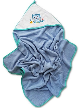 Детское полотенце для купания Uviton Little owl 90х90 см
