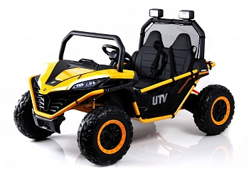 Детский электромобиль RiverToys P555PP (оранжевый)