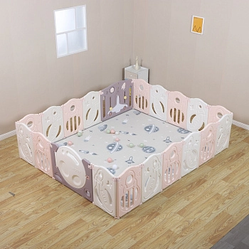 Манеж UNIX Kids SUPREME Space 200x240 (Rose)