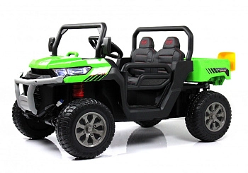 Детский электромобиль RiverToys H005HH (зеленый)