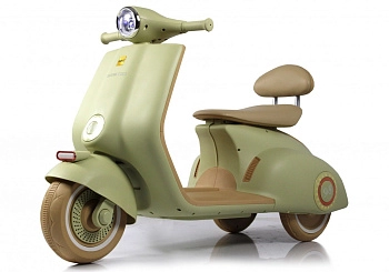 Детский электроскутер RiverToys K777PX-A (зеленый)