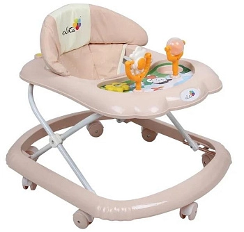 Детские ходунки Alis Верный друг (бежевый/белый)