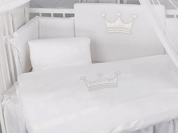 Сменный комплект постельного белья Lepre Royal dream 3 предмета (125*65) (66 белый)