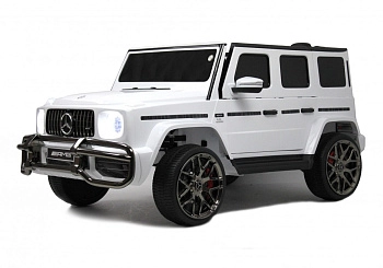 Детский электромобиль RiverToys Mercedes-AMG G63 4WD (S307) (белый)