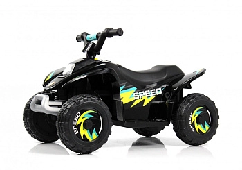 Детский электроквадроцикл RiverToys H001HH (черный)