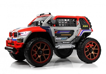 Детский электромобиль RiverToys K007AM (серый)