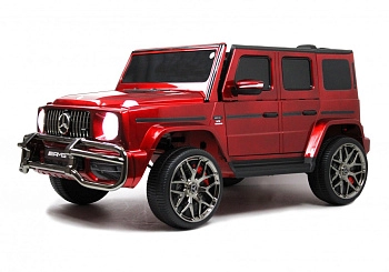 Детский электромобиль RiverToys Mercedes-AMG G63 4WD (S307) (вишневый глянец)