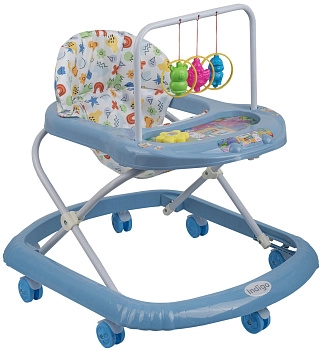 Детские ходунки Indigo Карусельки (синий)