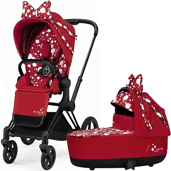 Коляска 2 в 1 Cybex Priam III Jeremy Scott Petticoat (Matt Black)