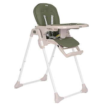 Детский стул для кормления Pituso Olimp, Eco-кожа, вкладыш (Dark Green/Темно-зеленый)