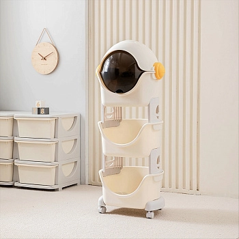 Стеллаж UNIX Kids Cosmo (3 levels) (Grey)