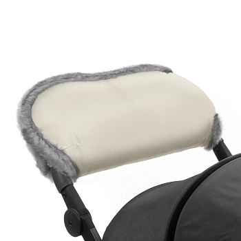 Муфта для рук на коляску Esspero Solana (Натуральная шерсть) (Beige)