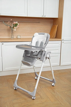 Стульчик для кормления Amarobaby Allure (Серый)