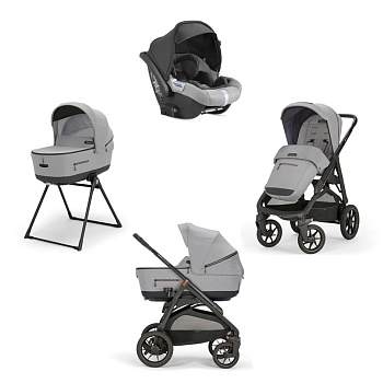 Коляска 3 в 1 Inglesina Aptica XT (DRW I-Size) с подставкой под люльку Stand Up (Horizon Grey)