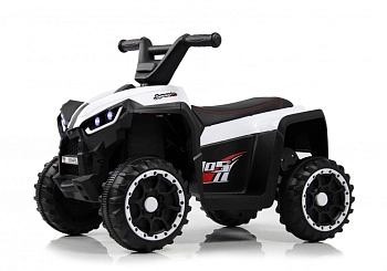 Детский электроквадроцикл RiverToys K004PX (белый)